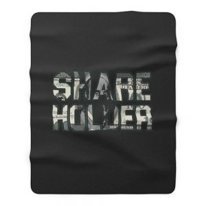 Share Holder Money Stocks Investors Traders Fleece Blanket