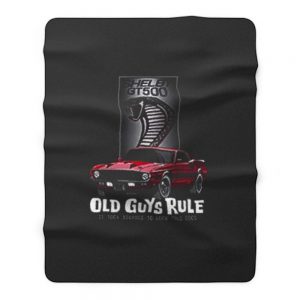 Shelby Gt 500 Like Cobra Fleece Blanket