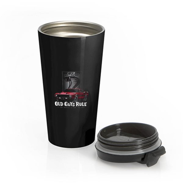 Shelby Gt 500 Like Cobra Stainless Steel Travel Mug