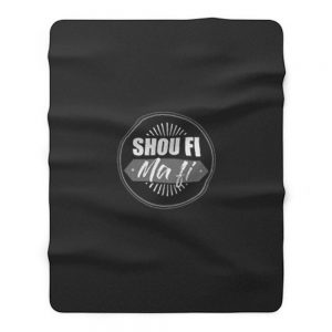 Shou Fi Ma Fi Funny Lebanese Sayings Fleece Blanket