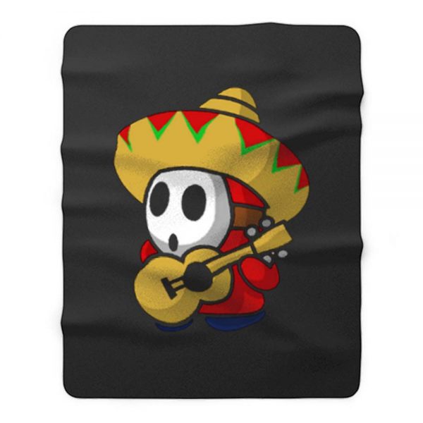 Shy Guy Sombrero Mario Odyssey Fleece Blanket