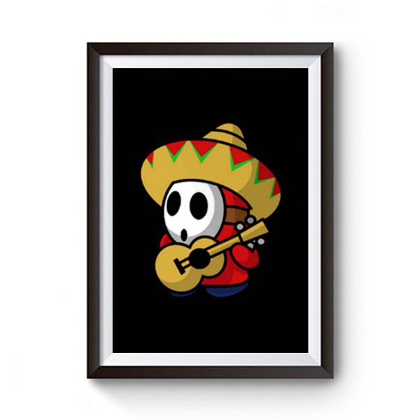 Shy Guy Sombrero Mario Odyssey Premium Matte Poster