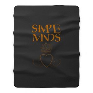 Simple Minds Band Fleece Blanket