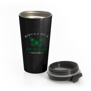 Sister of a Gastroparesis Warrior Support Awareness Stainless Steel Travel Mug