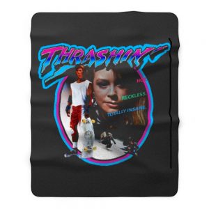 Skateboarding Classic Thrashin Fleece Blanket