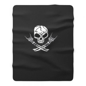 Skull Of Rock Fleece Blanket