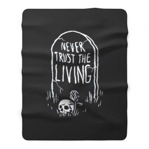 Skull Skeleton Coffin Grim Reaper Necklace Ring Fleece Blanket