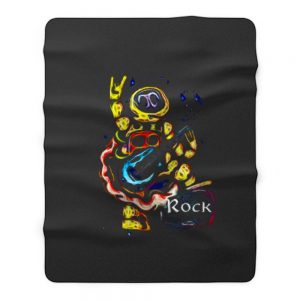 Skull Space Rock Fleece Blanket