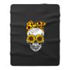 Skull Sunflower Fleece Blanket