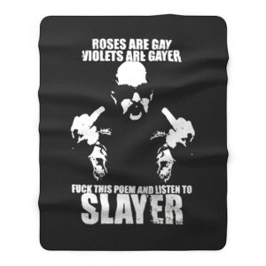 Slayer Slayer thrash metal heavy metal metallica Anthrax Megadeth Fleece Blanket