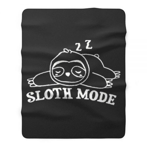 Sloth Mood Fleece Blanket