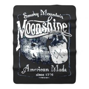 Smoky Mountain Moonshine American Made Since 1776 Whiskey Drinki Fleece Blanket