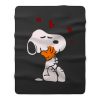 Snoopy and Woodstock Fleece Blanket