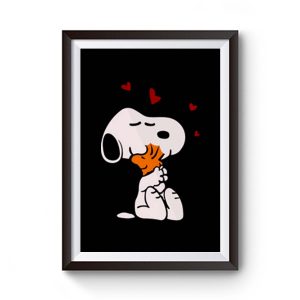 Snoopy and Woodstock Premium Matte Poster
