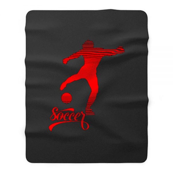 Soccer Spirit Fleece Blanket