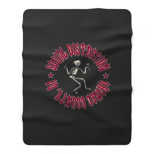 Social Distortion Metal Punk Band Fleece Blanket