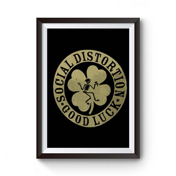 Social distortion good luck Premium Matte Poster