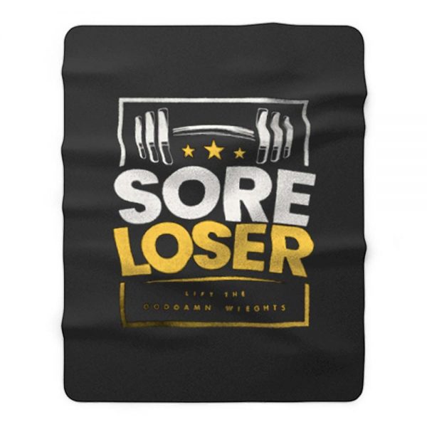 Sore Loser Fleece Blanket