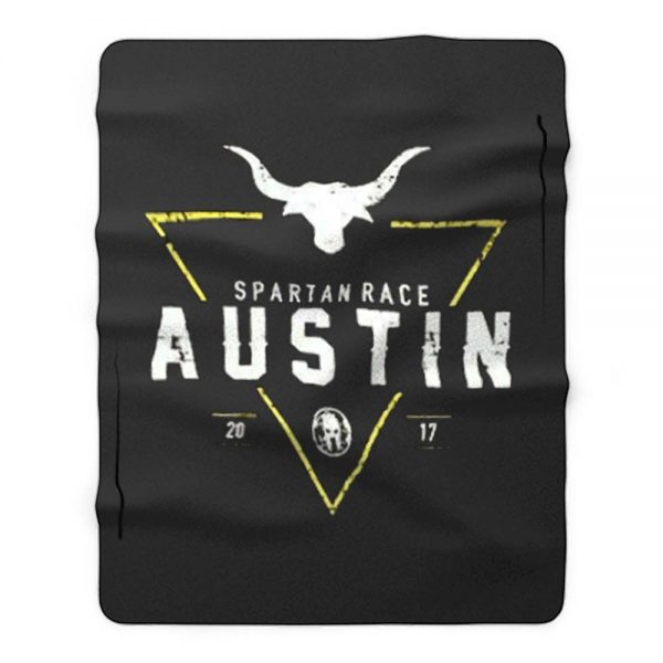 Spartan Race Austin Texas 2017 Fleece Blanket