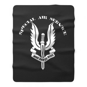 Special Air Service Army SAS Who dares Wins Soldier TV Show Fleece Blanket