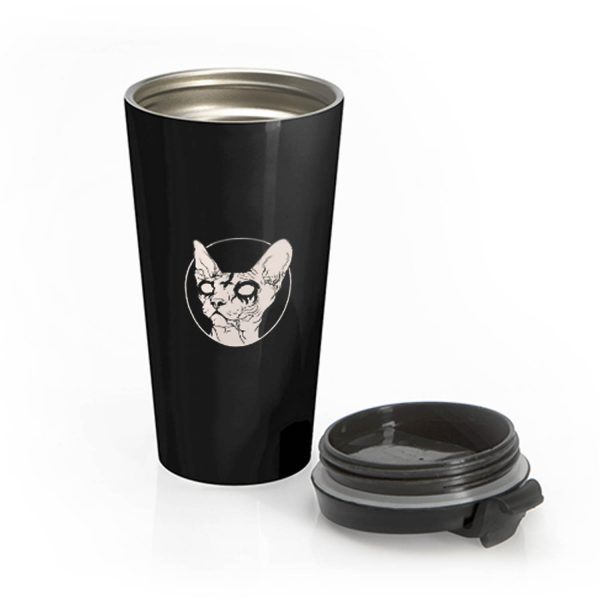 Sphynx Cat Stainless Steel Travel Mug