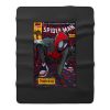 Spiderman Portrait Spiderverse Fleece Blanket