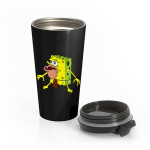 Spongeboob Funny Jurasic Time Stainless Steel Travel Mug