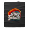 Stay Golden Vintage Fleece Blanket