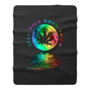 Stay Wild Moon Child Fleece Blanket