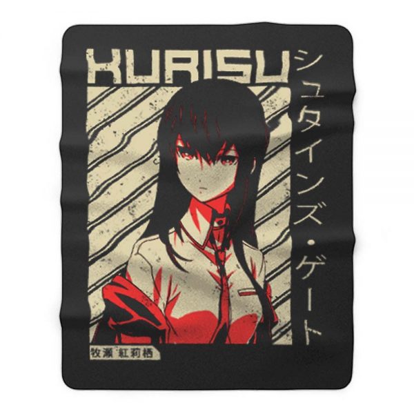 Steins Gate 0 Makise Kurisu Fleece Blanket