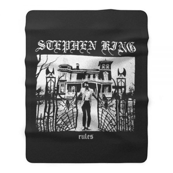 Stephen King Rules Fleece Blanket