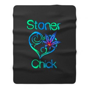 Stoner Chick Fleece Blanket