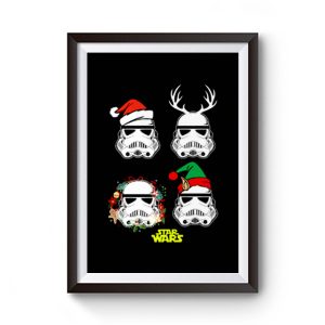 Stormtrooper Elf Festive Stars Wars Premium Matte Poster