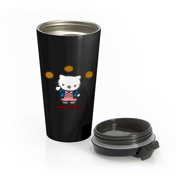 Stranger Things Kitty Stainless Steel Travel Mug