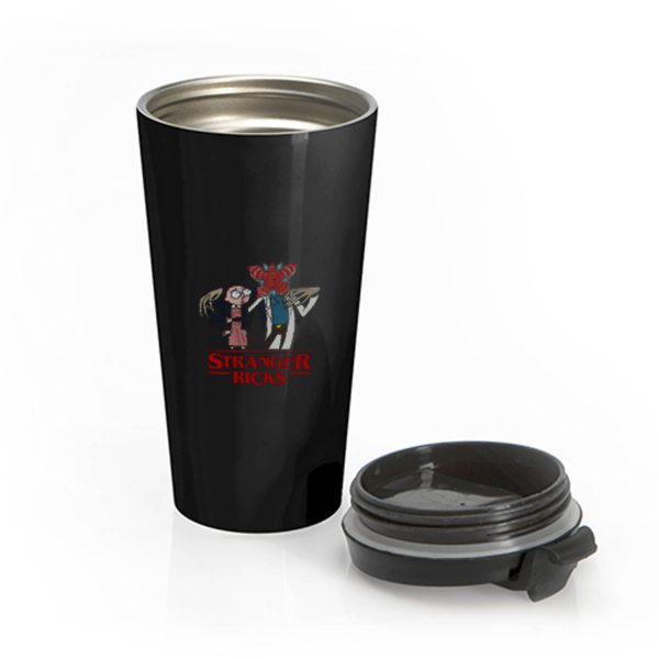 Strangers Ricks Stainless Steel Travel Mug