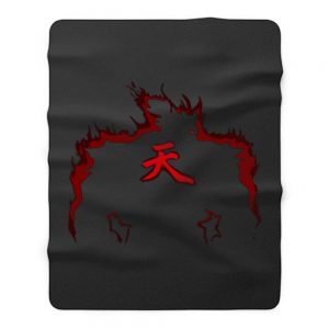 Street Fighter Akuma Fighting Ryu Ken Jump Fleece Blanket