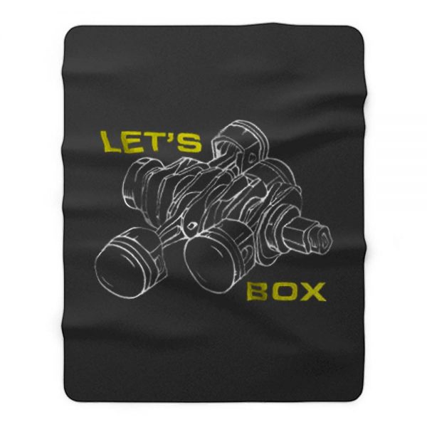 Subie Engine Fleece Blanket