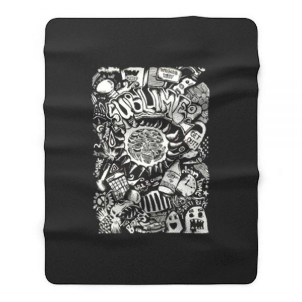 Sublime Reggae Punk Rock Alternative Fleece Blanket