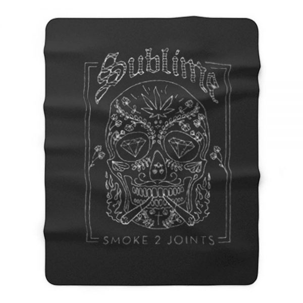 Sublime Smoke 2 Joints Fleece Blanket