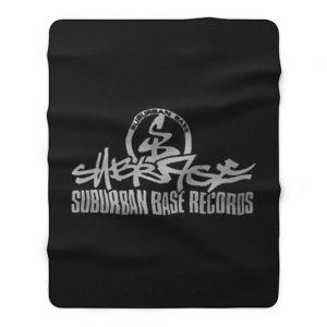 Suburban Base Records Long Sleeve Fleece Blanket