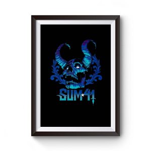 Sum 41 Blue Demon Premium Matte Poster