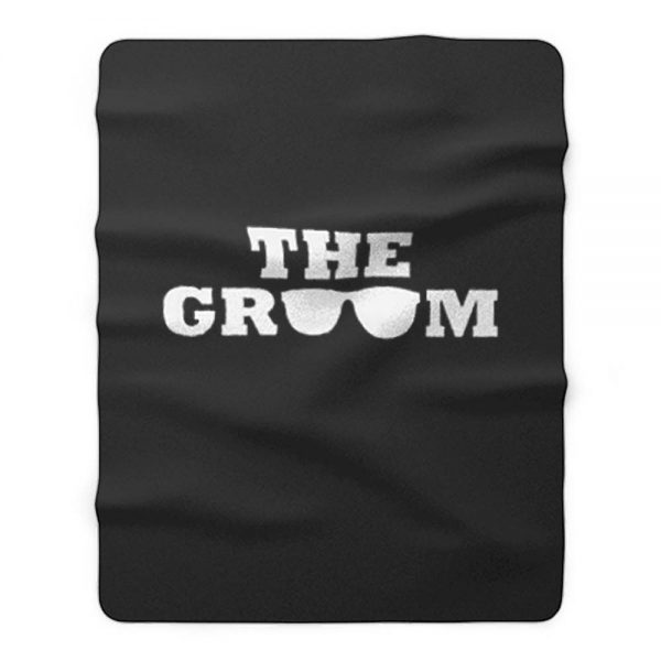 Sun Glasess The Groom Fleece Blanket