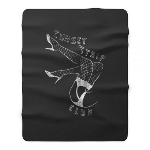 Sunset Strip Club Fleece Blanket