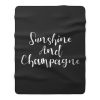 Sunshine And Champagne Fleece Blanket