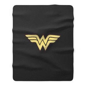 Super Hero Girl Logo Wonder Women Fleece Blanket
