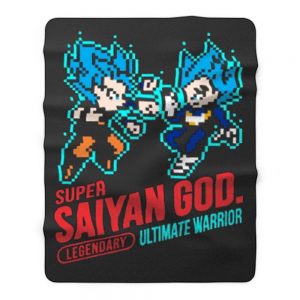 Super Saiyan God Dragon Ball Vintage Fleece Blanket