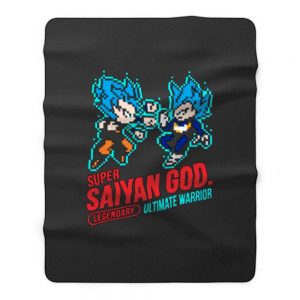 Super Saiyan God Fleece Blanket