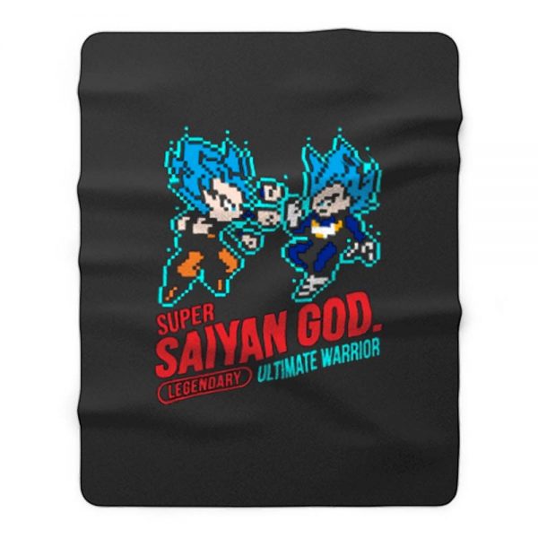 Super Saiyan God Fleece Blanket