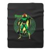 Superhero Comic Retro The Vision Fleece Blanket