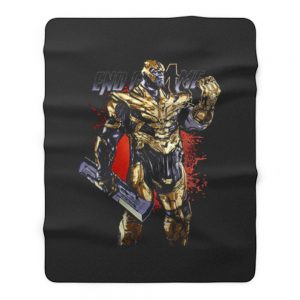 Superhero The Mad Titan Thanos Fleece Blanket